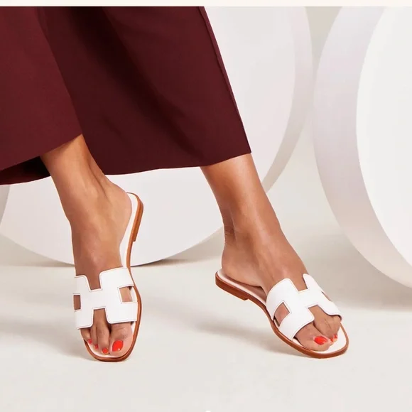 Hermes Oran Sandal White size 38 - Picture 4 of 4